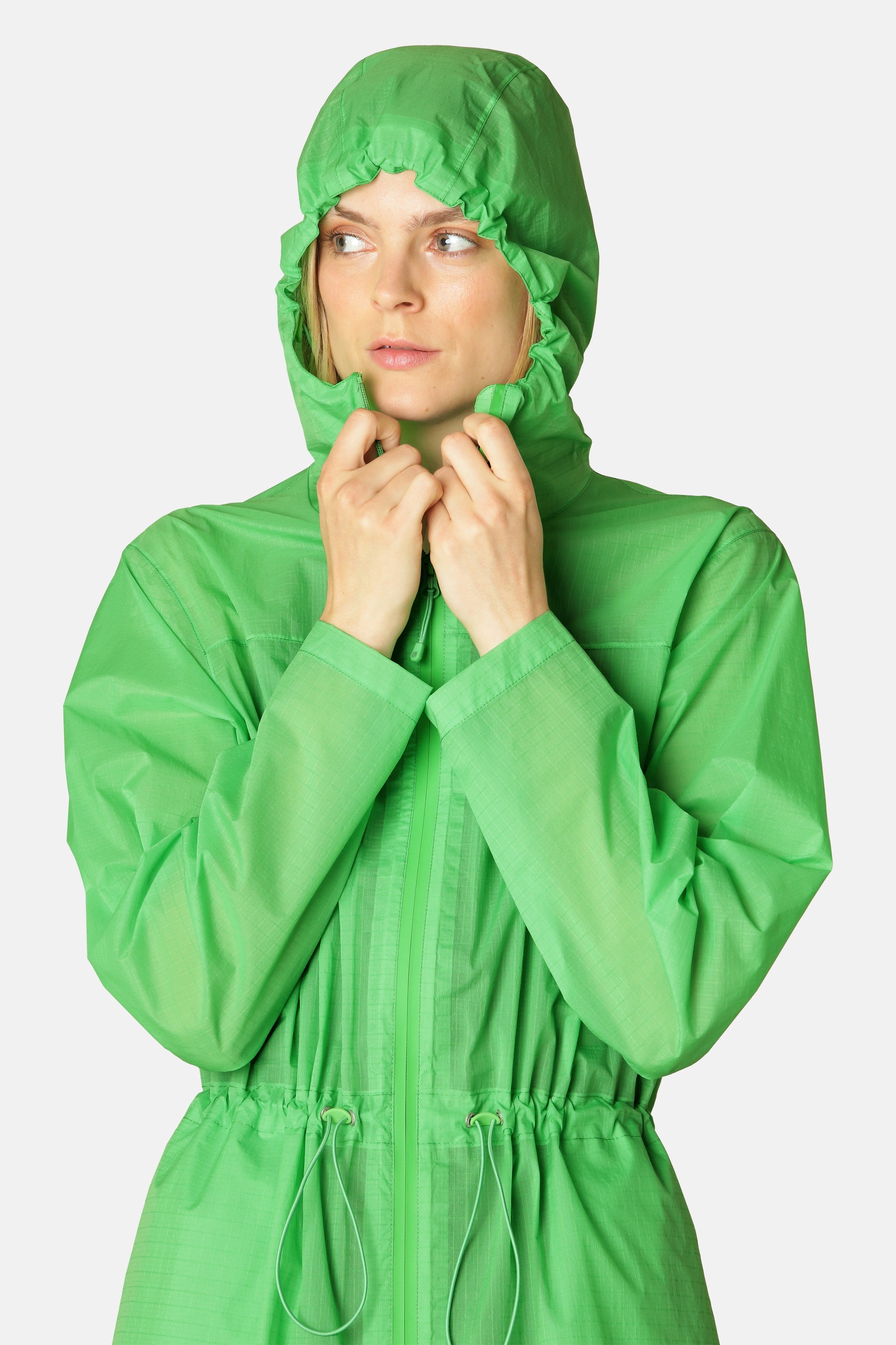 Windbreaker Regnparkas - Bright Green